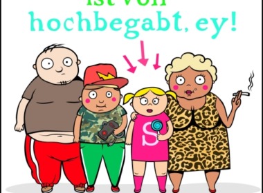 Sophie Seeberg - Die Schakkeline ist voll hochbegabt, ey! (Cover © Knaur)