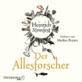 Heinrich Steinfest - Der Allesforscher (Hörbuch, Cover © Osterwold Audio)