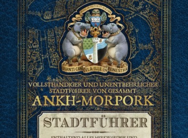 Terry Pratchett - Vollsthändiger und unentbehrlicher Stadtführer von gesammt Ankh-Morpork (Cover © Manhattan Verlag)
