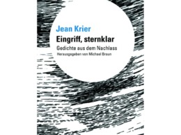 Jean Krier - Eingriff, sternklar (Cover © Poetenladen)
