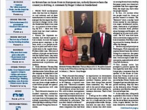 (c) World and Press - World and Press – Artikel aus führenden britischen und amerikanischen Zeitungen – Ausgabe vom 1. März 2017