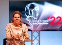Anna Baar hielt die Eröffnungsrede beim Bachmannpreis 2022