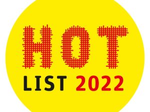 In einem gelben Kreis steht Hotlist 2022 geschrieben